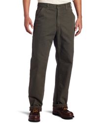 Carhartt - Loose Fit Washed Duck Flannel-lined Utility Work Pant - Lyst