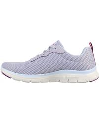 Skechers - Flex Appeal 4.0 Bril ,ladies Trainers,low Shoe,sports Shoe,lace Up Shoe,breathable,width: Regular,low Shoe,violett,40 Eu / 7 Uk - Lyst