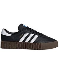 adidas samba blancas plataforma