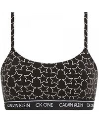 Calvin Klein - Ck One Cotton Modal Blend String Bralette - Lyst