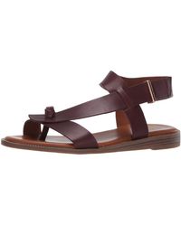 Franco Sarto - S Glenni Ankle Strap Flat Sandals - Lyst