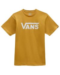 Vans - The Classic T-shirt Is Made Of 100% Cotton Ring Yarn With Classic Fit And Graphic Front - Lyst