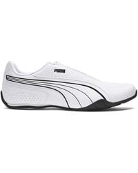 PUMA - Mens Redon Bungee Lace Up Sneakers Shoes Casual - White, White, 11.5 M - Lyst