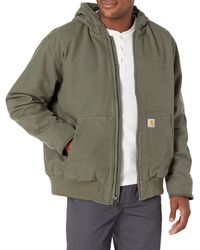 Carhartt - S Loose Fit Washed Duck Insulated Active Jacket Work Utility Outerwear - Lyst
