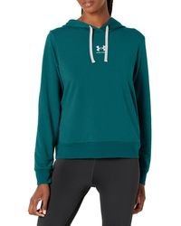 Under Armour - S Rival Terry Oth Hoodie Green L - Lyst