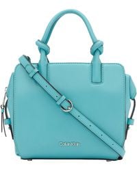 Calvin Klein Leather Tinley Top Zip Mini Bag Crossbody | Lyst