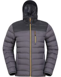 Mountain Warehouse - Link Mens Padded Winter Jacket - Showerproof, Lightweight, Warm, Lots Of Pocket, Elastic Hem & Cuffs For A - Lyst