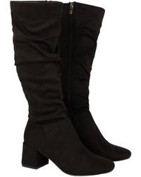 Dorothy Perkins - Kaya Ruched Knee-high Boots - Lyst