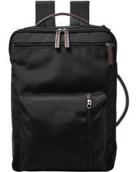 Fossil - All-gender Buckner Leather Travel Backpack Bag - Lyst
