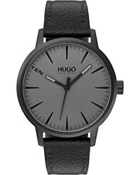 HUGO - By Boss Analog Quartz Watch With Leather Strap 1530074 - Lyst