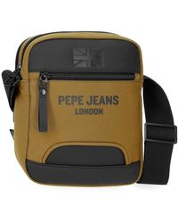 Pepe Jeans - Bromley Sac à bandoulière Jaune 17 x 22 x 7,5 cm Polyester by Joumma Bags - Lyst