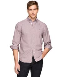 Tommy Hilfiger - Long Sleeve Poplin Regular Fit - Lyst