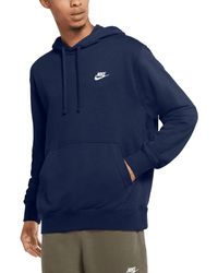 Nike - M Nsw Club Hoodie Po Ft Sweatshirt Met Capuchon Voor - Lyst
