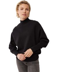 Mexx - Mock Neck Knitted Pullover Sweater - Lyst