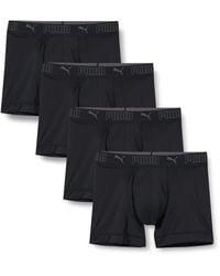 PUMA - Sport Microfibre Boxer Shorts 4 Pairs Amazon - Lyst