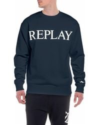Replay - Sweatshirt 100% Baumwolle - Lyst