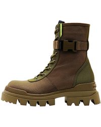 Desigual - Shoes_track Combat Mid Calf Boot - Lyst