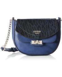 Guess - Kingsley Petite Crossbody Flap Cross-body Tas - Lyst