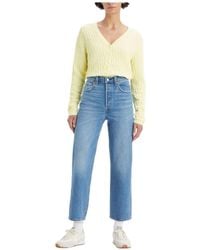 Levi's - Ribcage Straight Ankle Jeans - Lyst