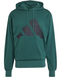 adidas - Essentials Big Logo French Terry Hoodie - Lyst