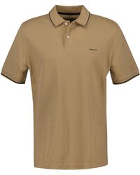 GANT - Tipped Pique Polo Shirt - Lyst