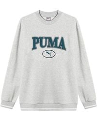 PUMA - Squad Crew Fl Sweatshirt - Lyst