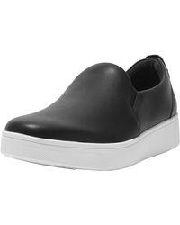Fitflop - Tm Rally Leather Slip-on Skate Sneaker - Lyst