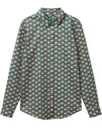 Benetton - Camicia 5q6sdq0ay Shirt - Lyst