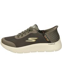 Skechers - GO WALK Flex Hands Up Scarpe Da Ginnastica Marroni Da Uomo - EUR 45.5 - Lyst