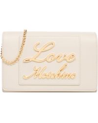 Love Moschino - Borsa a tracolla Lovely love donna avorio - Lyst