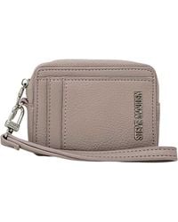 Steve Madden - Bpipper Zip Around Card Case Wristlet - Lyst