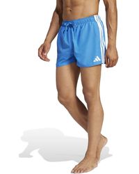 adidas - 3-Stripes Swim Shorts 3-inch Costumi da Bagno - Lyst