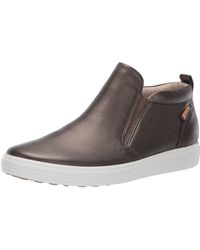 ecco women's soft 7 low cut zip fashion sneaker