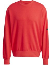 adidas - Essentials Lose Fit Three Bar Sweatshirt - Lyst