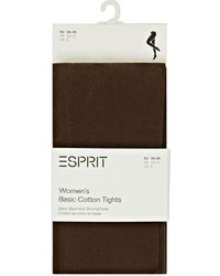 Esprit - Strumpfhose Cotton W TI blickdicht einfarbig 1 Stück - Lyst