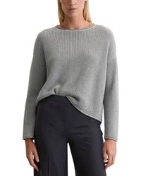 Marc O' Polo - Marc OߴPolo Strickpullover mit U-Boot-Ausschnitt Oversize Fit - Lyst