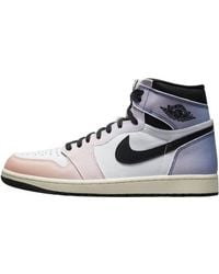 Nike - Air Jordan 1 Retro Alto OG Scarpe Da Uomo Bianco/Nero-Verde Ardere DZ5485 130 - Lyst