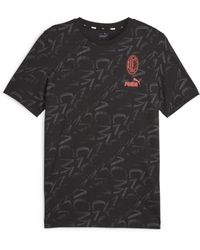PUMA - T-Shirt FtblCore AC Milan XL Black for All Time Red - Lyst