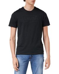Levi's - Housemark Graphic Tee T-Shirt Jet Black - Lyst