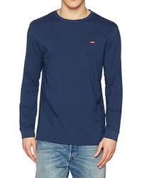 T-shirt a manica lunga Levi's da uomo - Fino al 34% di sconto | Lyst