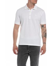 Replay - Men's Short-sleeved Cotton Polo Shirt - Lyst