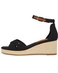 Tommy Hilfiger - 's Flag Wedge Espadrilles With Ankle Straps - Lyst