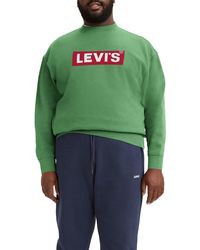 Levi's - Big & Tall Relaxed Graphic Crew Reds - Lyst