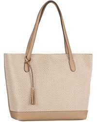 Gabor - Bags Annett Shopper Umhängetasche Reißverschluss Groß Beige - Lyst