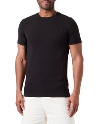 GANT - Slim Tonal Shield Pique Ss T-shirt - Lyst