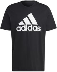adidas - Essentials Single Jersey 3-Stripes Tee - Lyst