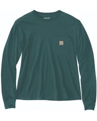 Carhartt - Fiber Series Loose Fit Long-sleeve Pocket T-shirt - Lyst