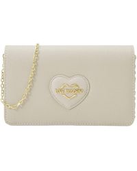 Love Moschino - BORSA SAFFIANO PU AVORIO - Lyst