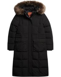 Superdry - Everest Longline Puffer Coat Veste - Lyst