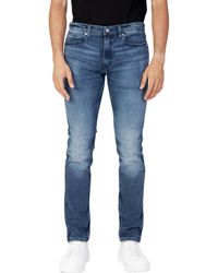 HUGO - 734 Blaue Extra Slim-Fit Jeans aus bequemem Stretch-Denim Blau 34/32 - Lyst